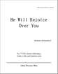 He Will Rejoice Over You TTBB choral sheet music cover